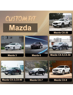 Fundas de Asiento Delantero Joy Forserve para Mazda 3 6 CX-5 CX-9 2