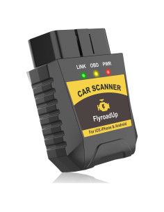 Escáner OBD2 Bluetooth FlyroadUp V020 para iOS y Android