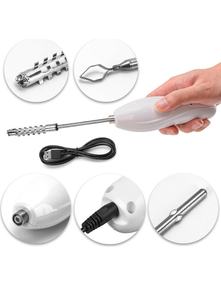 Corer de Verduras BuleVina Eléctrico Inalámbrico 326g 2 Cuchillas