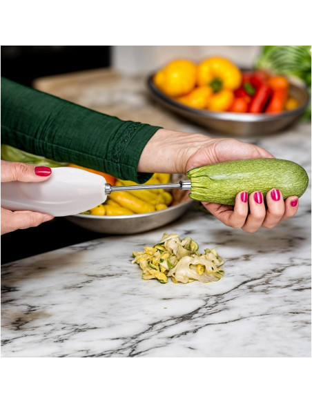 Corer de Verduras BuleVina Eléctrico Inalámbrico 326g 2 Cuchillas