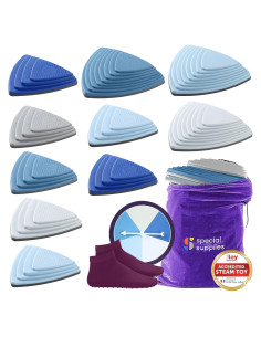 Piedras de Paso para Niños Suministros Especiales - 10 Bloques de Equilibrio Antideslizantes