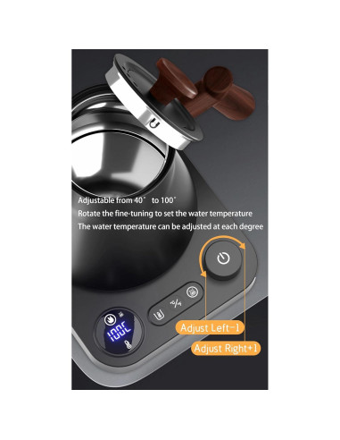 Hervidor Eléctrico Pugot Cuello de Ganso 1.2L Control Temperatura