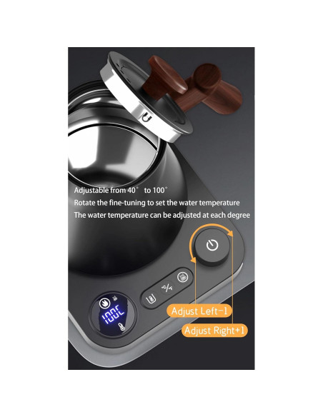 Hervidor Eléctrico Pugot Cuello de Ganso 1.2L Control Temperatura