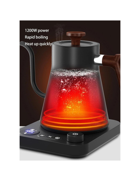 Hervidor Eléctrico Pugot Cuello de Ganso 1.2L Control Temperatura