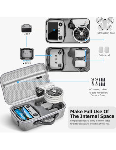 Funda de Transporte DJI Flip - Bolsa de Hombro para Drone y Accesorios 2