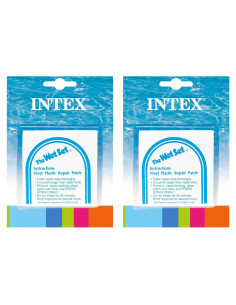 Parche de Reparación de Vinilo Intex Wet Set - 12 Piezas