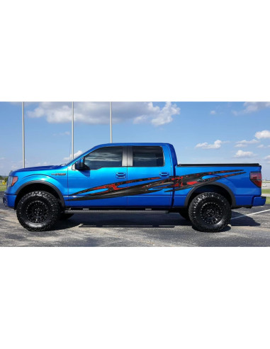 Calcomanía Tribal 3D para Auto VSgraphics 56x343 cm