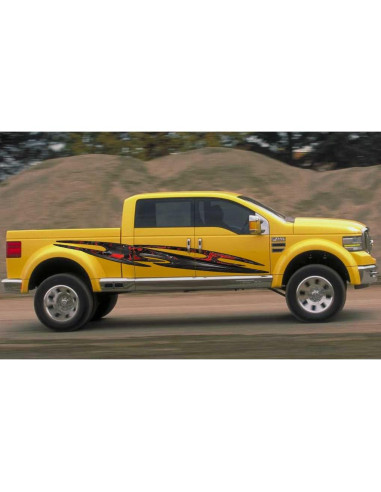 Calcomanía Tribal 3D para Auto VSgraphics 56x343 cm