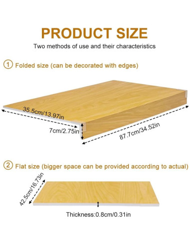 Cubiertas de estantes de alambre NEW NOAM 5 piezas 87.6x35.3 cm
