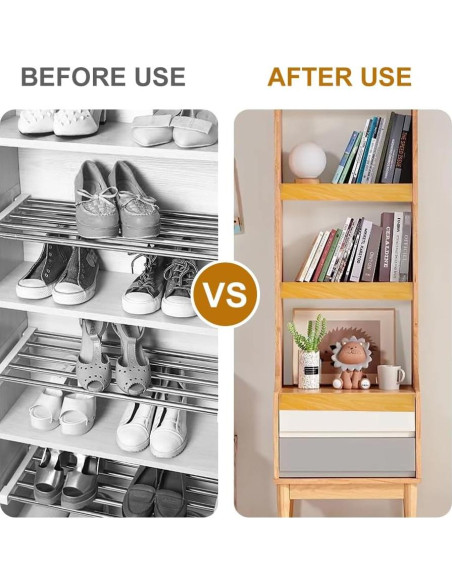 Cubiertas de estantes de alambre NEW NOAM 5 piezas 87.6x35.3 cm