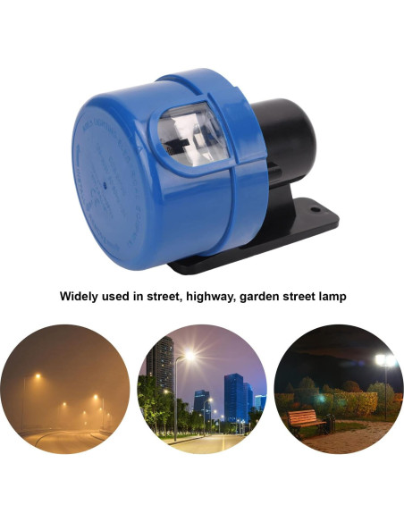 Interruptor Fotocélula Automático Tissting 10A IP65 para Exteriores