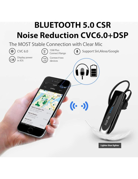 Auriculares Inalámbricos Bluetooth 5.3 Tek Styz TS-1241 IPX5