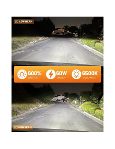 Bombilla de Niebla H7 Forenner, 6500K, 2 Unidades, Plug and Play 2