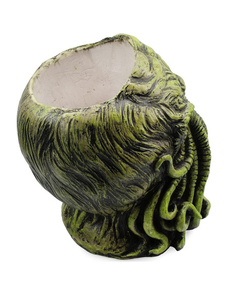 Maceta Cthulhu Toy Vault 28 cm Resina Verde con Negro