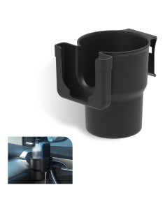 Soporte para Taza y Teléfono Móvil Gunroil DM-142 Negro 2-en-1