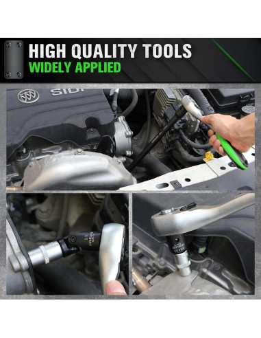 Juego de herramientas de 18 piezas SWANLAKE - Socket de impacto