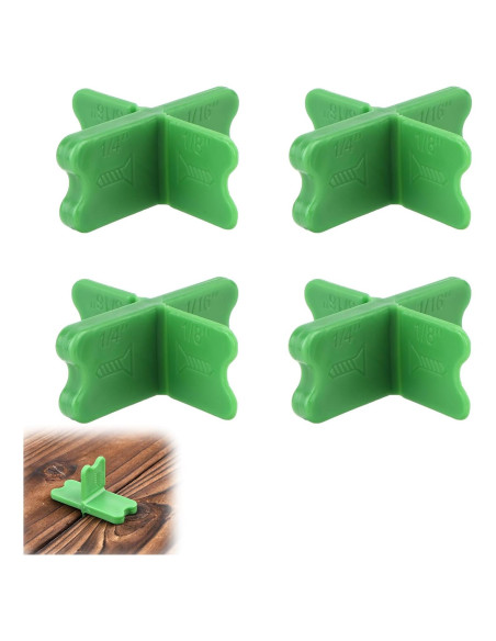 Espaciadores de Tablero de Cubierta ABS BOXOB 4 Piezas 1-4 cm