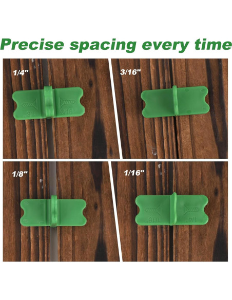 Espaciadores de Tablero de Cubierta ABS BOXOB 4 Piezas 1-4 cm