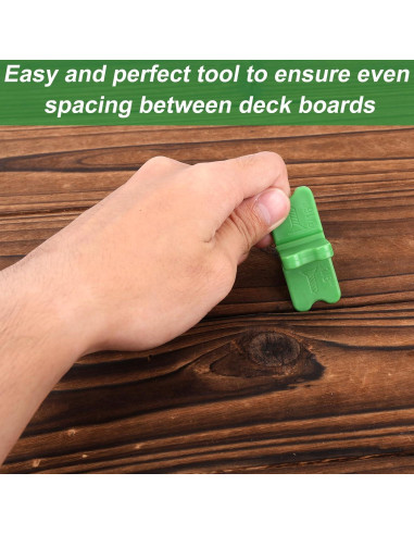 Espaciadores de Tablero de Cubierta ABS BOXOB 4 Piezas 1-4 cm