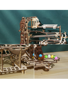 Kit de Carrera de Canicas 3D ROEOLNIL - Rompecabezas de Madera 2