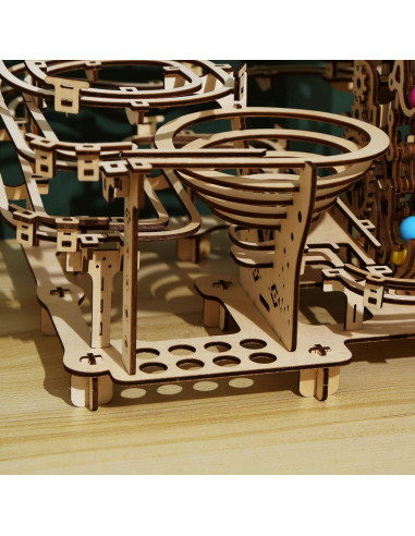 Kit de Carrera de Canicas 3D ROEOLNIL - Rompecabezas de Madera