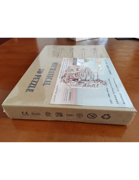 Kit de Carrera de Canicas 3D ROEOLNIL - Rompecabezas de Madera