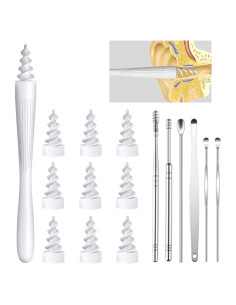 Kit de Eliminación de Cerumen 7 en 1 Q-Grips - Silicona Reutilizable