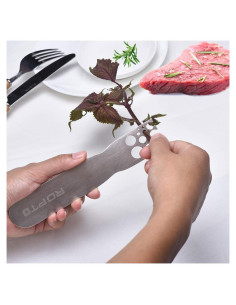 Deshojador de Hierbas RONDURE de Acero Inoxidable - Eficiente y Ergonómico