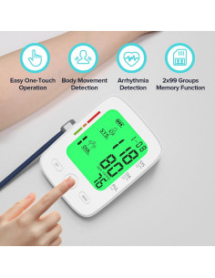 Monitor de Presión Arterial Automático Finicare con Pantalla LCD 2