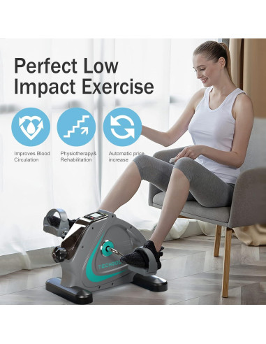 Ejercitador de Pedales TECHMOO TH-EB01 Portátil 5LBS