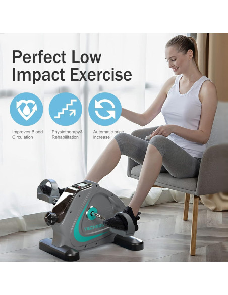 Ejercitador de Pedales TECHMOO TH-EB01 Portátil 5LBS