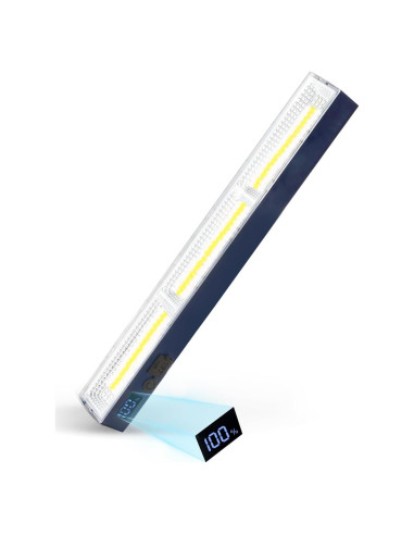 Barra de Luz Magnética Recargable 30 cm 5000mAh LED 6000 Lúmenes
