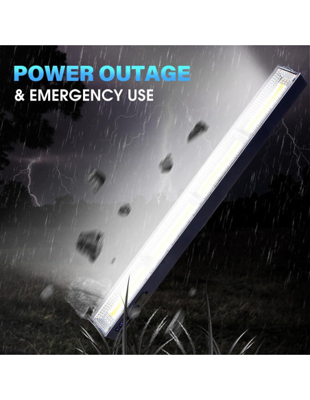 Barra de Luz Magnética Recargable 30 cm 5000mAh LED 6000 Lúmenes