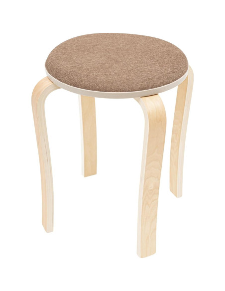 Juego de 8 Taburetes Redondos Apilables ZXTINGSHOP 41.5cm