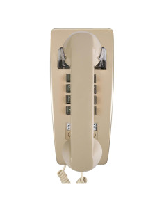 Teléfono de Pared Retro Sangyn Beige con Timbre Mecánico