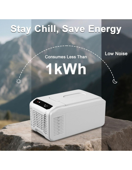 Refrigerador Portátil Erivess 15L 12V/240V -20C a 20C