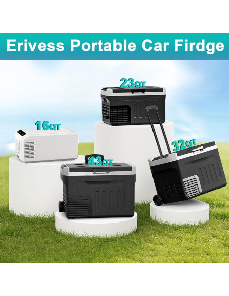 Refrigerador Portátil Erivess 15L 12V/240V -20C a 20C