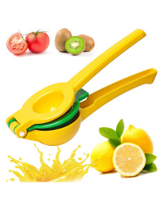 Exprimidor Manual de Limón Yopinmall LM-1, 2-en-1, Metal