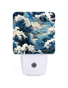 Luz Nocturna Enchufable FSHVQKD Movimiento de Olas 0.5W