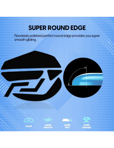 Patas de Ratón HESSION para Logitech G502 - Reemplazo Teflón