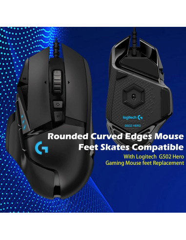 Patas de Ratón HESSION para Logitech G502 - Reemplazo Teflón