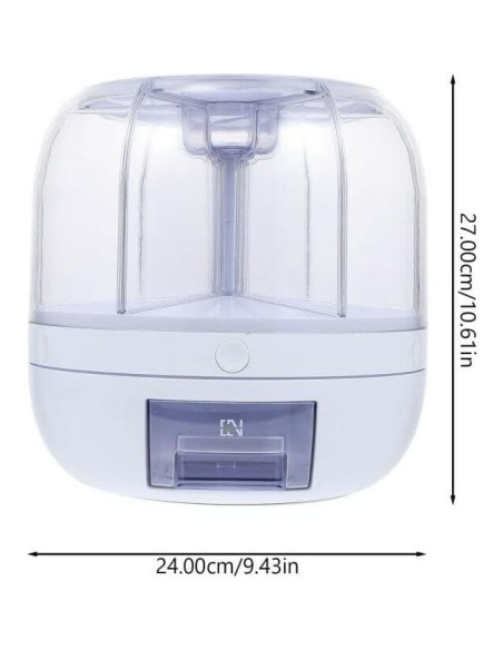 Dispensador de Granos Legoa 6 Rejillas 10 kg con Taza Medidora