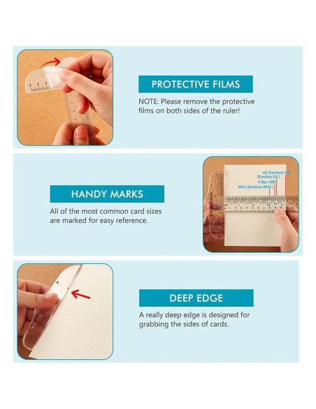 Regla T Acrílica Transparente 15.24 cm - Junfamilee