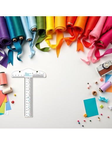 Regla T Acrílica Transparente 15.24 cm - Junfamilee