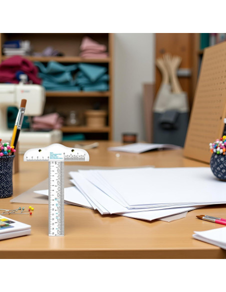 Regla T Acrílica Transparente 15.24 cm - Junfamilee