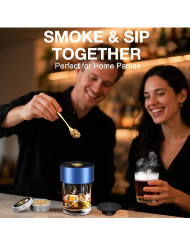Ahumador Eléctrico de Whisky ABESTME con 6 Astillas de Madera