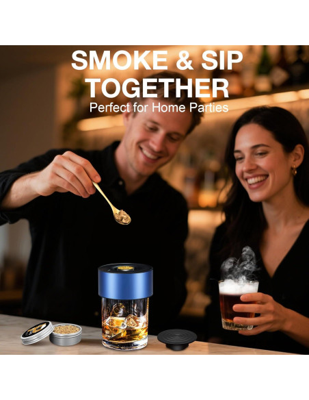 Ahumador Eléctrico de Whisky ABESTME con 6 Astillas de Madera