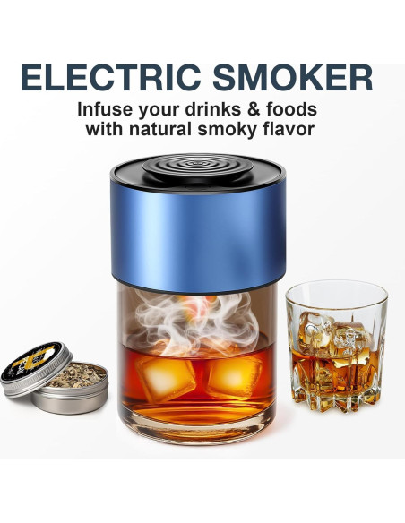 Ahumador Eléctrico de Whisky ABESTME con 6 Astillas de Madera