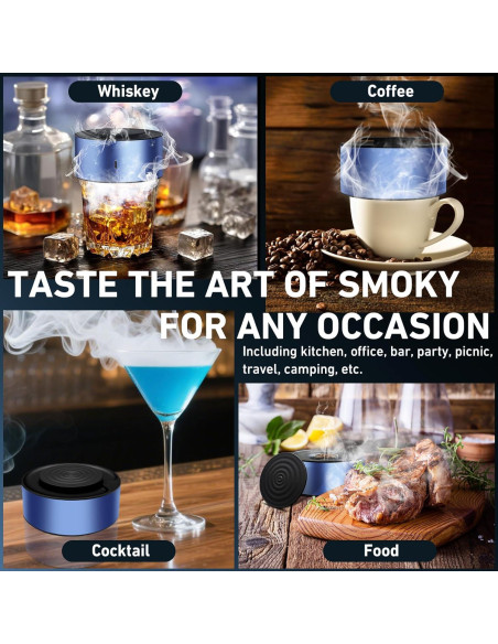 Ahumador Eléctrico de Whisky ABESTME con 6 Astillas de Madera