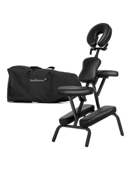 Silla de Masaje Plegable BestMassage con Reposacabezas Ajustable